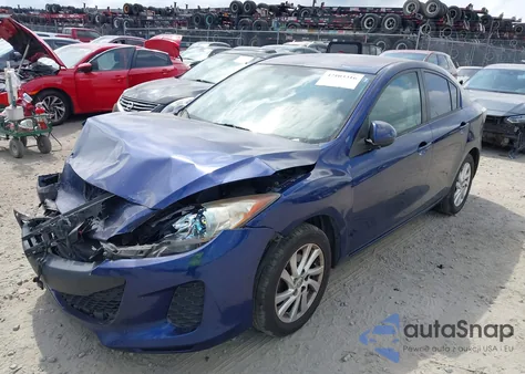 2012 Mazda Mazda3 I Touring z USA, uszkodzony, nr VIN JM1BL1V78C1575988